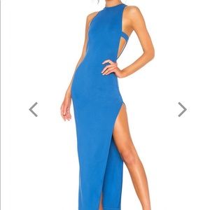 NBD Late Night Gown in Cobalt Blue